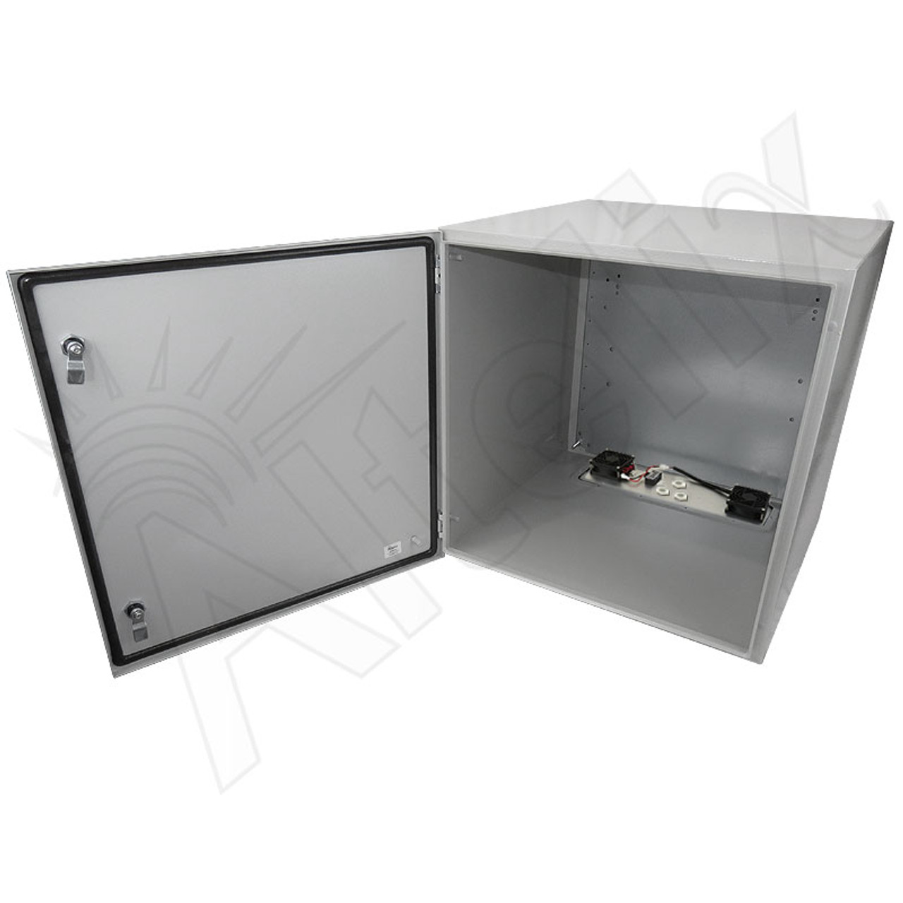 CQ 4+×3CQIJ Altelix 24x24x24 Steel Weatherproof NEMA Enclosure with Dual