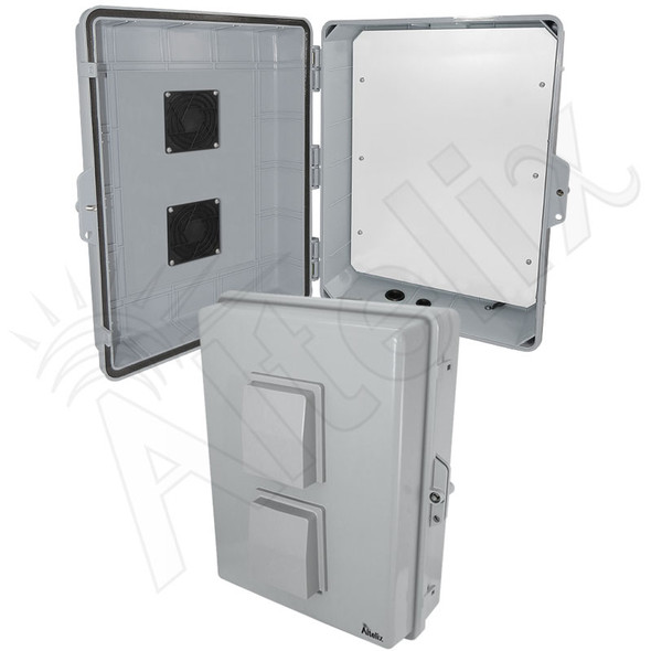 Altelix 17x14x6 Polycarbonate Vented NEMA Enclosure with Aluminum