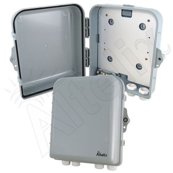 Altelix 10x9x4 NEMA 4X Polycarbonate Weatherproof Utility Box