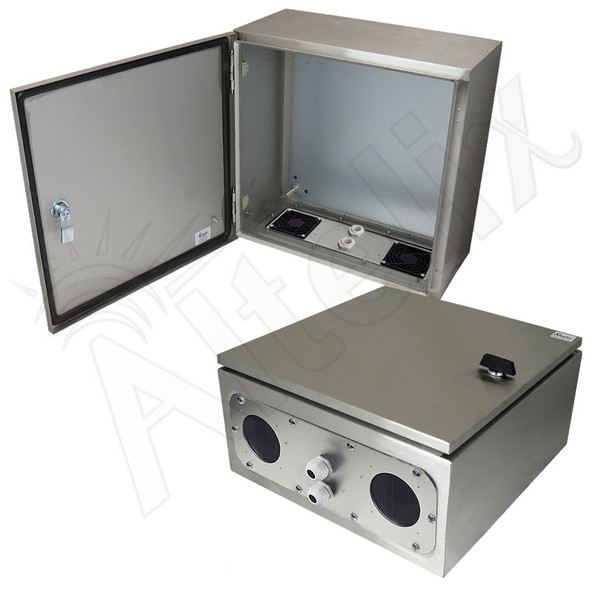 Altelix 20x16x12 Vented Stainless Steel Weatherproof NEMA 