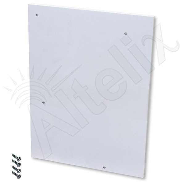 Blank No-Drill PVC Equipment Mounting Plate with Screws for NP131004 Series Enclosures