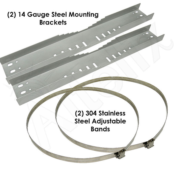 Heavy Duty Pole Mount Kit for Altelix NFC322412, NS242412, NS242416, NS242424, NS282416 & NS322416 Series NEMA Enclosures