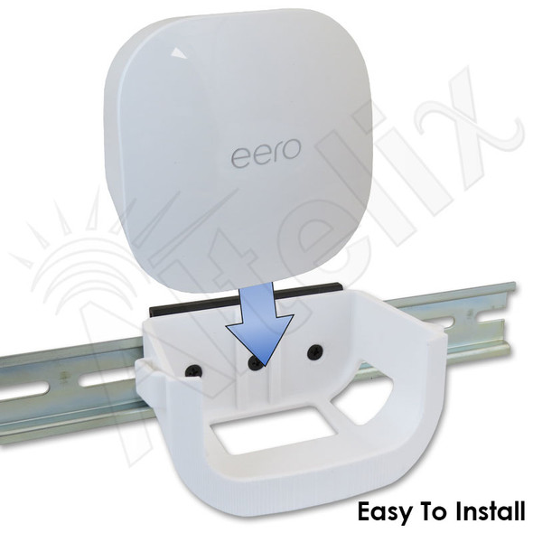 Altelix DIN Rail Mount for Amazon eero® - Compatible with eero® 2nd Gen Mesh WiFi Router