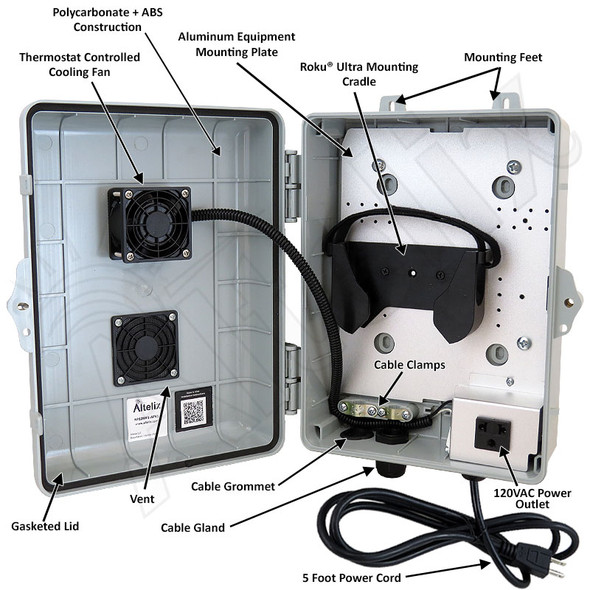 Roku 様 Pre-Engineered Solutions - Enclosures and Mounts for Roku® - Altelix