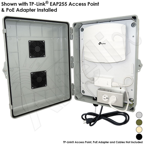 Altelix Weatherproof Vented WiFi PoE Enclosure for TP-Link® EAP650