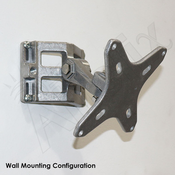Altelix Heavy Duty Die-Cast Aluminum Indoor Outdoor Mounting Bracket for Enclosures, Antennas, Monitors and TV 100mm VESA or 63.5mm