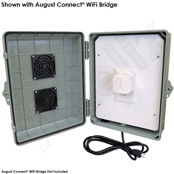 Altelix Weatherproof Vented Enclosure  for August Connect® WiFi Bridge