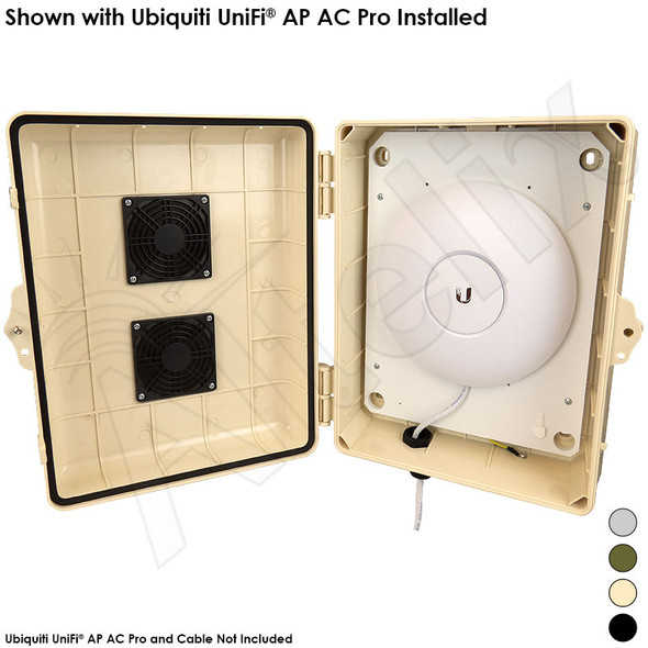 Altelix Vented Weatherproof Enclosure for Ubiquiti UniFi® UAP-AC-PRO Access Point