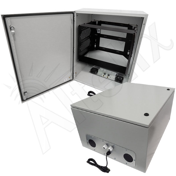 Altelix 32x24x16 Steel Weatherproof NEMA Enclosure with Heavy Duty