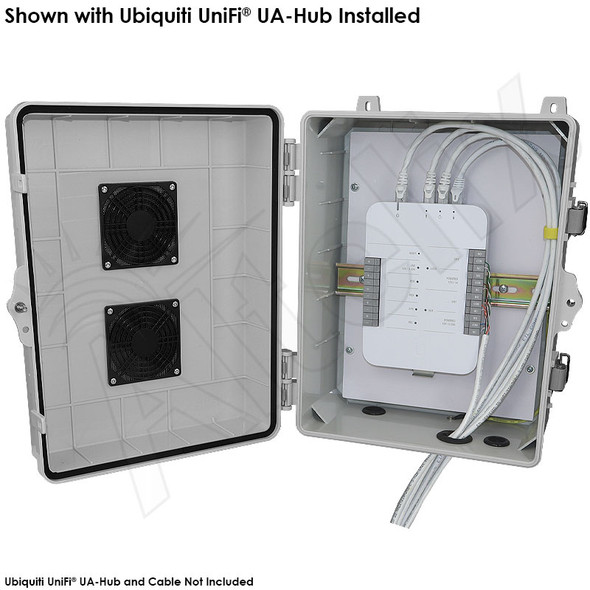 Altelix Weatherproof Vented Enclosure for Alarm.com® Z-Wave Hub