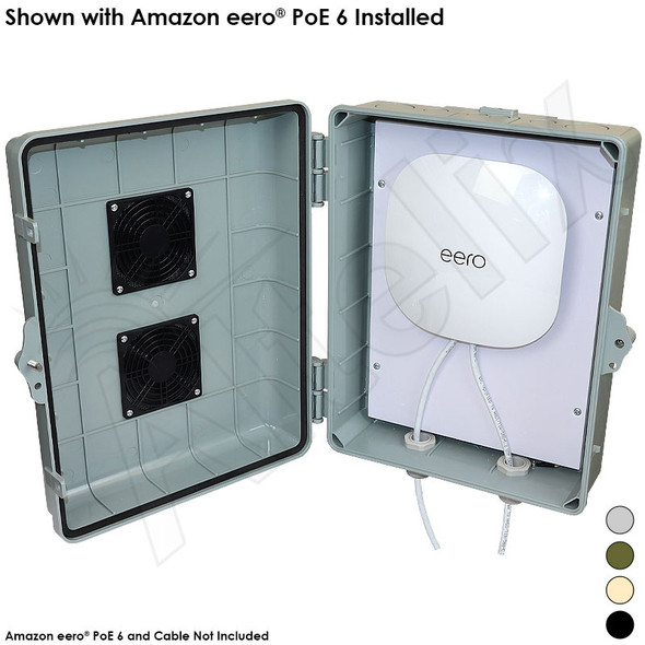 Altelix Vented Weatherproof Enclosure for Amazon eero® PoE 6 Wi-Fi 6 Access Point