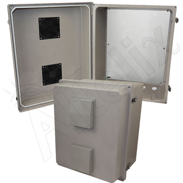 Altelix 20x16x12 Fiberglass Weatherproof Vented RF Transparent