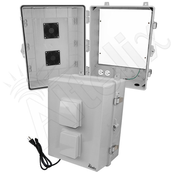 Altelix 17x14x9 Polycarbonate Vented Enclosure with No-Drill