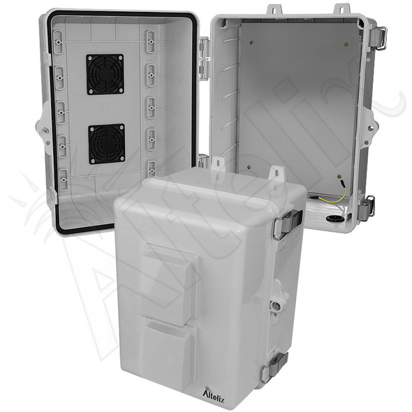Altelix 12x9x9 Polycarbonate Vented Outdoor Enclosure