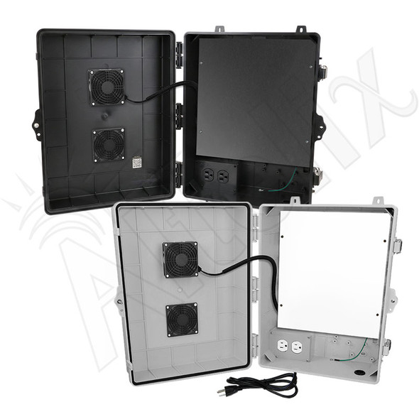 Altelix 17x14x7 Polycarbonate Vented Enclosure with No-Drill
