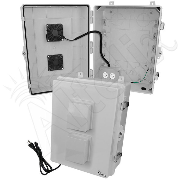 Altelix 14x11x9 Polycarbonate + ABS Vented RF Transparent Outdoor