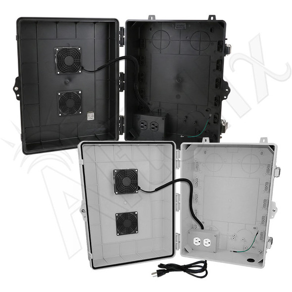 Altelix 17x14x7 Polycarbonate Vented Enclosure with Aluminum