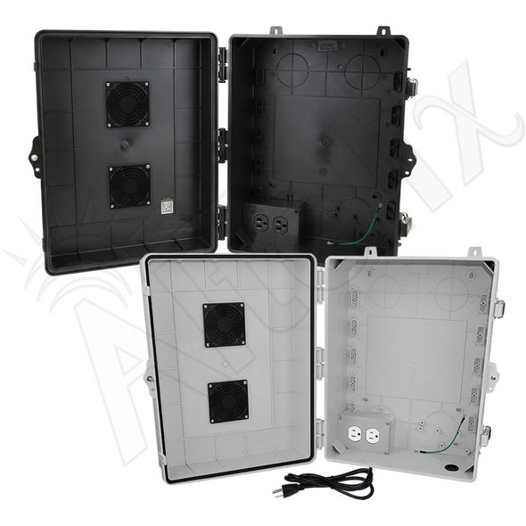 Altelix 17x14x7 Polycarbonate Vented Enclosure with Aluminum