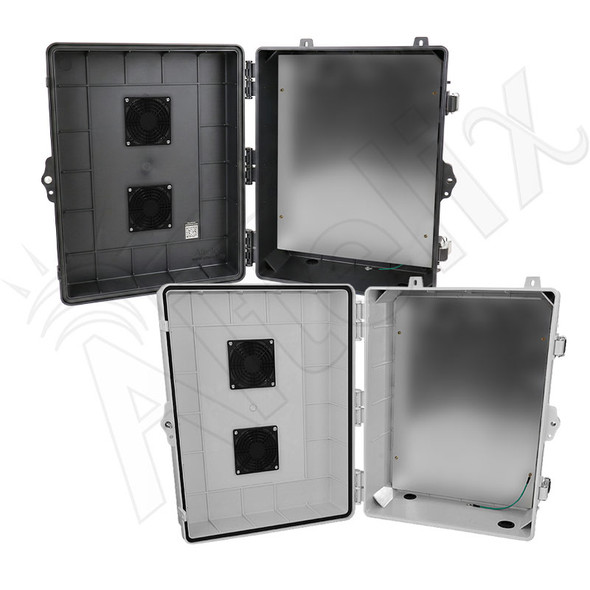 Altelix 17x14x7 Polycarbonate Vented Outdoor Enclosure with No