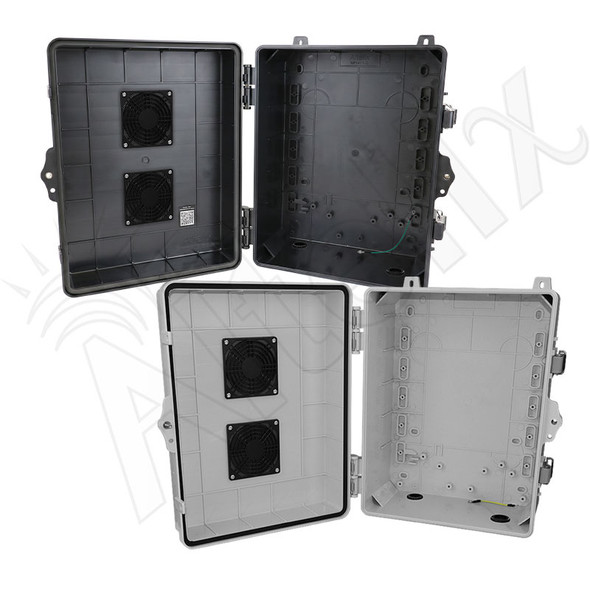 Altelix 14x11x7 Polycarbonate + ABS Vented RF Transparent Outdoor WiFi Enclosure