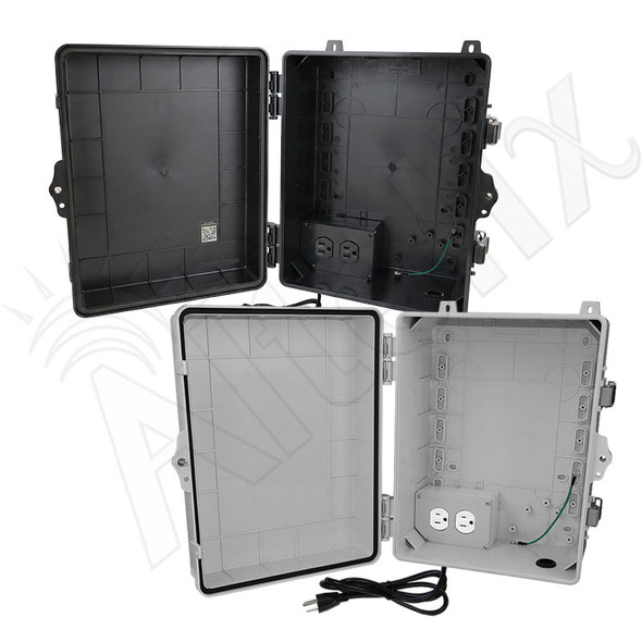 Altelix 12x9x7 NEMA 4X Polycarbonate Enclosure with 120 VAC
