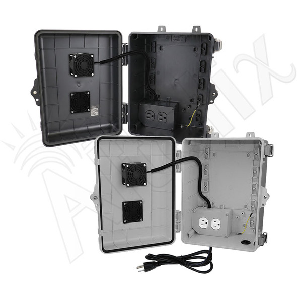 アリス ／I-X BOX 11DISCS Altelix 12x9x7 Polycarbonate Vented Enclosure with 120 VAC Outlets