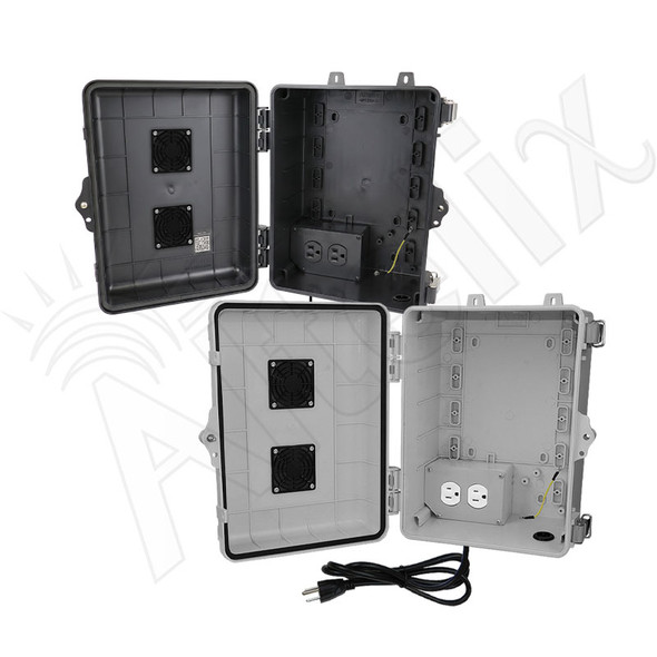 イトウテルミー　a3box Altelix 12x9x7 Polycarbonate Vented Outdoor Enclosure with 120 VAC