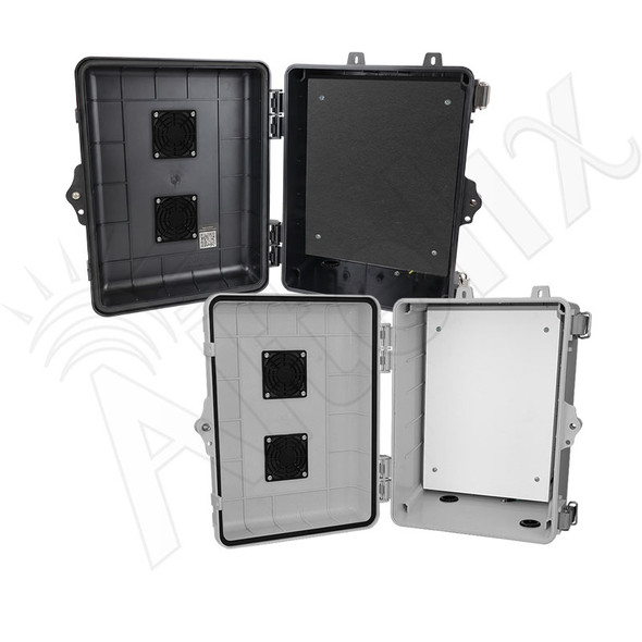 Altelix 14x11x5 Polycarbonate Vented Outdoor Enclosure with No