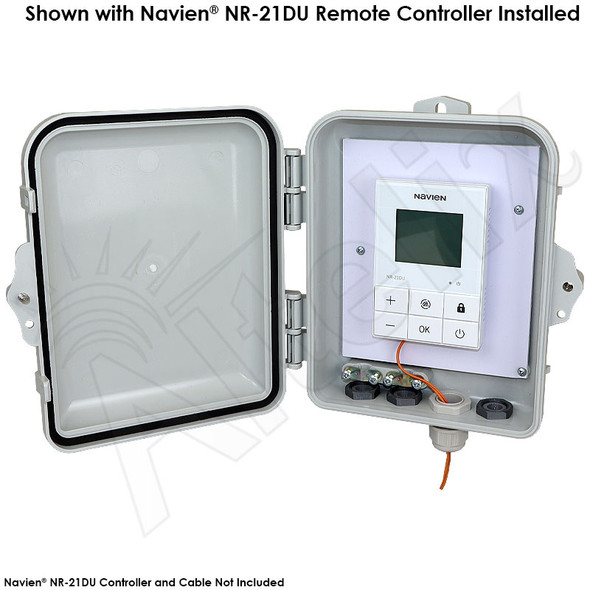 Altelix Weatherproof NEMA 4X Enclosure for Navien® NR-20DU and NR-21DU Remote Controller