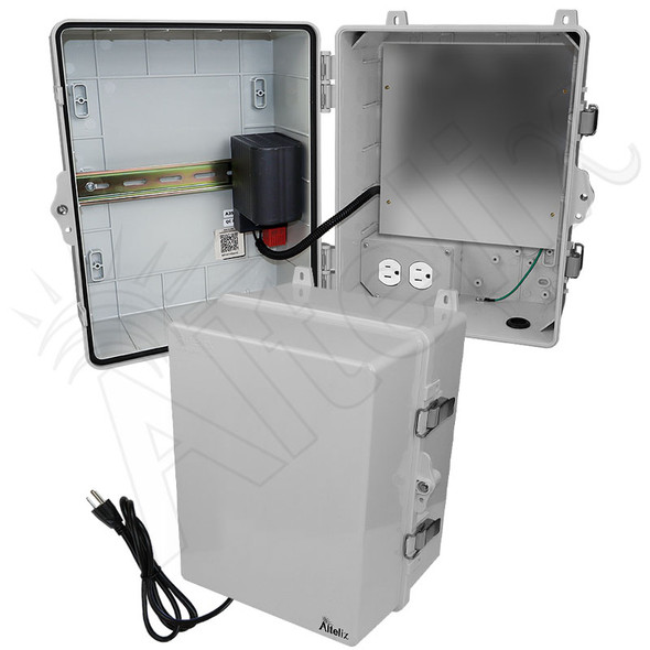 Altelix 14x11x9 Polycarbonate Heated Enclosure with Cooling Fan