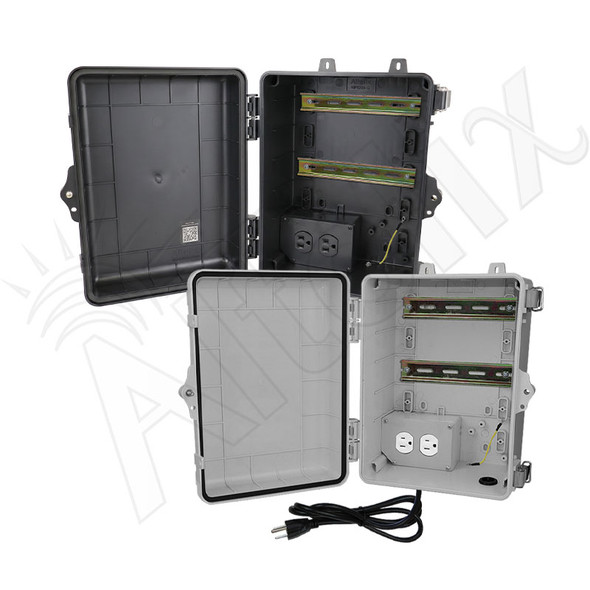 Altelix 12x9x7 NEMA 4X Polycarbonate Enclosure with 120 VAC