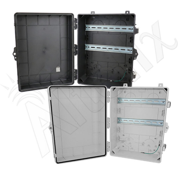Altelix 17x14x7 Polycarbonate + ABS NEMA 4X DIN Rail Enclosure