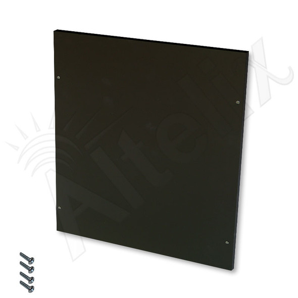 Blank No-Drill PVC Equipment Mounting Plate with Screws for NP171407 and NP171409 Powered Series Enclosures