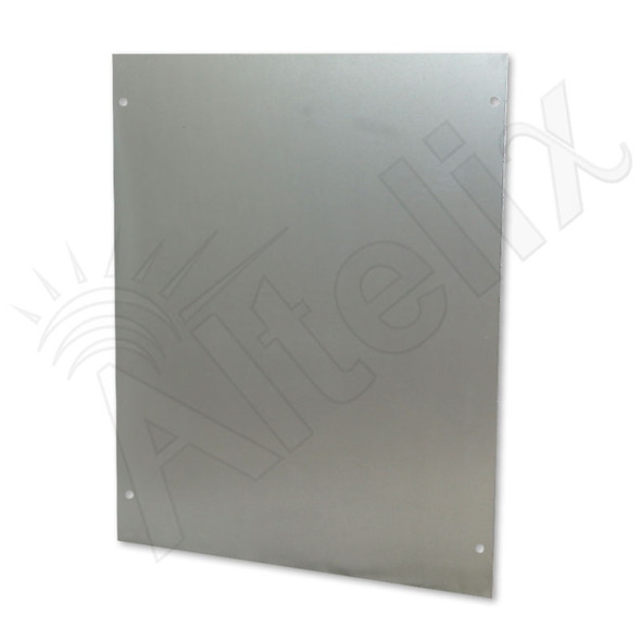 Blank Aluminum Full Size Equipment Mounting Plate for NP120907 and NP120909 Series Enclosures