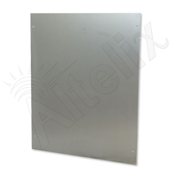 Blank Aluminum Full Size Equipment Mounting Plate for NP141105, NP141107 and NP141109 Series Enclosures