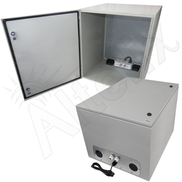 Altelix 24x24x24 Steel Heated Weatherproof NEMA Enclosure with
