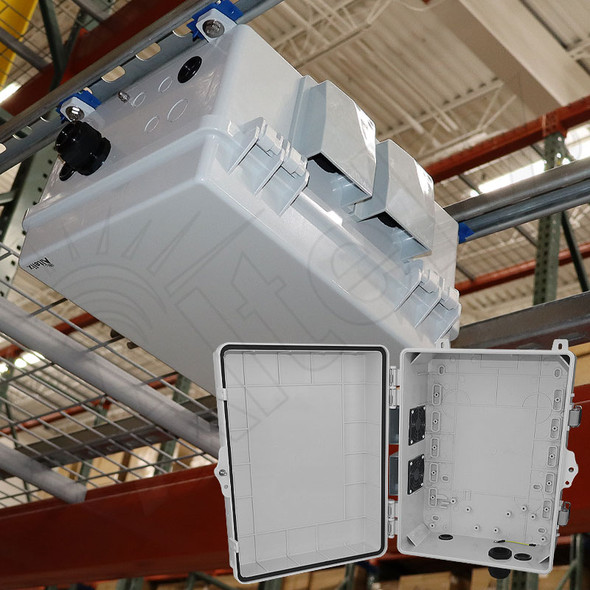 Altelix Vented Ceiling Mount Enclosure - 14x11x7 Polycarbonate + ABS