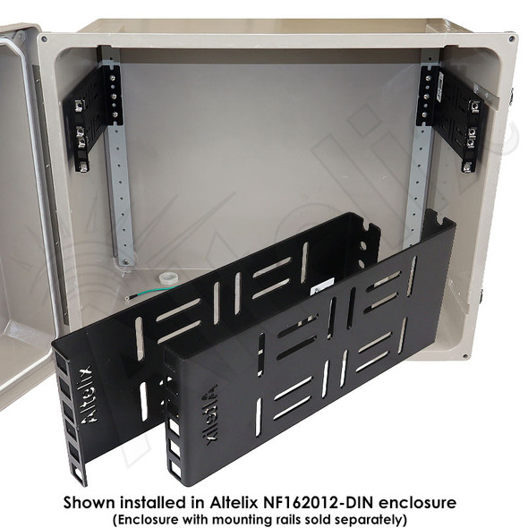 Altelix 19" 2U Equipment Rack Mount for NF162012 DIN Series Enclosures