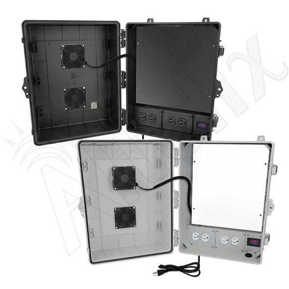 Altelix 17x14x9 Polycarbonate Vented Enclosure with No-Drill