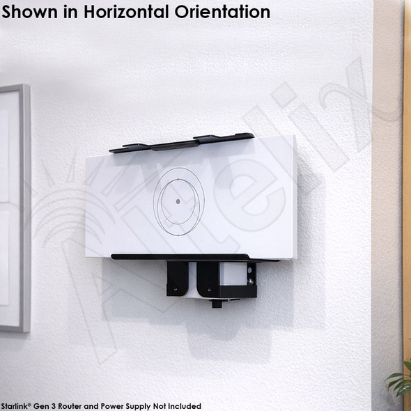 Altelix Wall Mount for Starlink® Gen 3 Router and Power Supply