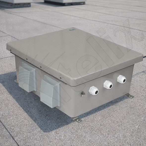 Altelix Vented Deck Mount Enclosure - 14x12x6 Fiberglass FRP