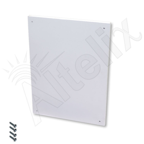 Blank No-Drill PVC Equipment Mounting Plate with Screws for NF100806 & NF100808 Series Enclosures