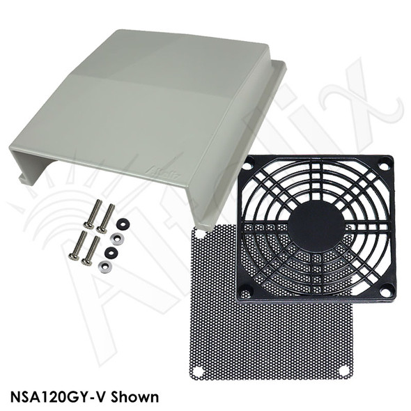 Aluminum Vent / Fan Shroud Kits -  for 60mm, 80mm & 120mm