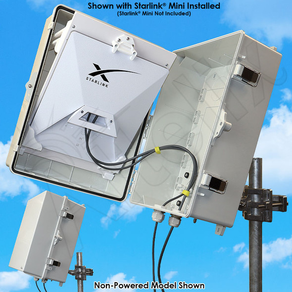 Altelix Aimable Weatherproof Starlink® Mini NEMA 4X Enclosure