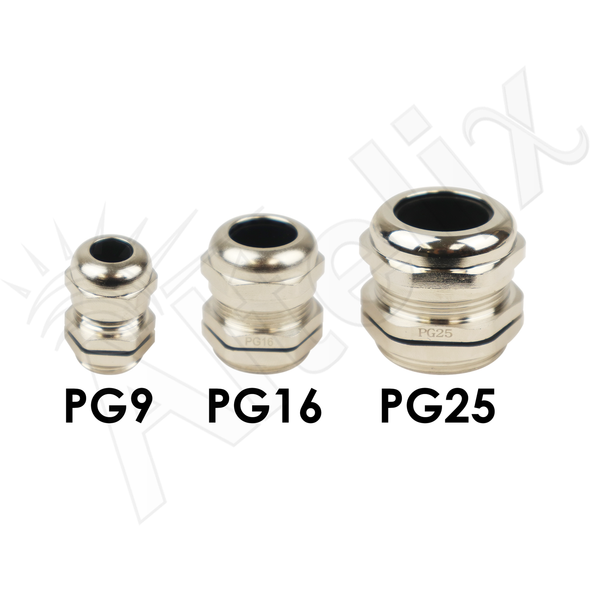 Altelix Nickel Plated Brass Waterproof Cable Glands