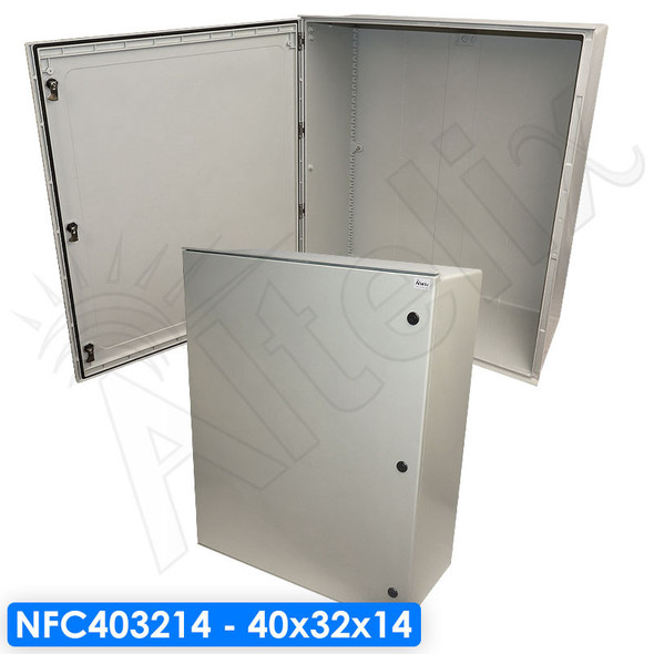 Altelix 40x32x14 NEMA 4X Fiberglass Weatherproof Enclosure