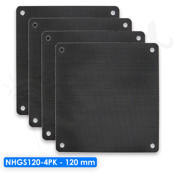 PVC Filter Screen for 120x120mm Fans  - Pack of 4