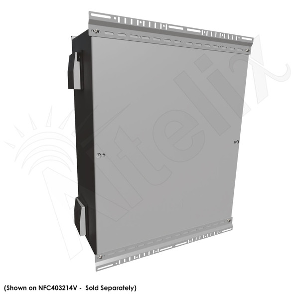 Heavy Duty Galvanized Steel Universal Flange Wall Mount Kit for Enclosures up to 32 Inches Wide