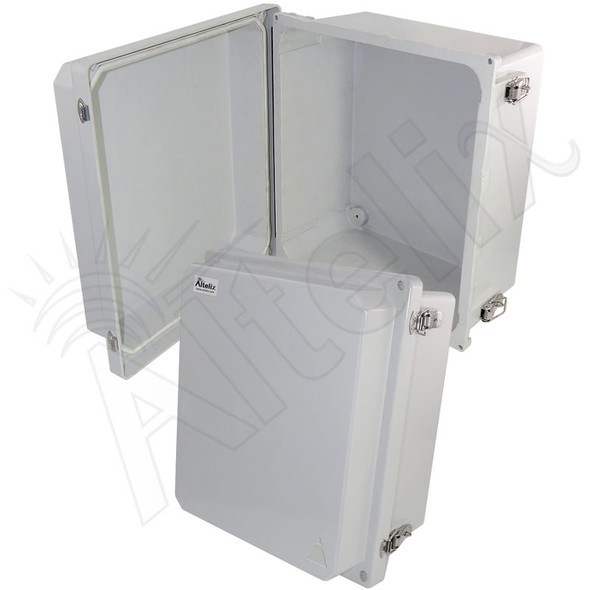 Altelix 14x12x8 FRP Fiberglass Weatherproof NEMA 4X Enclosure NEMA Box