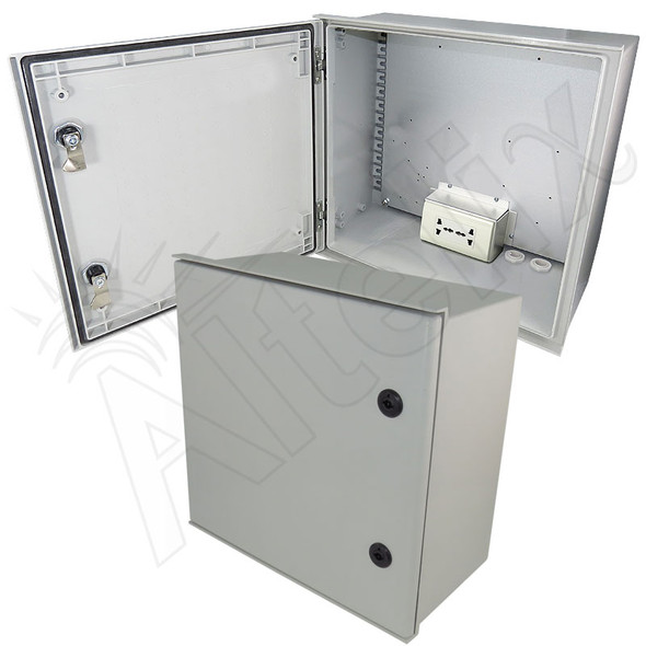 Altelix 16x16x8 Vented Fiberglass Weatherproof NEMA Enclosure with